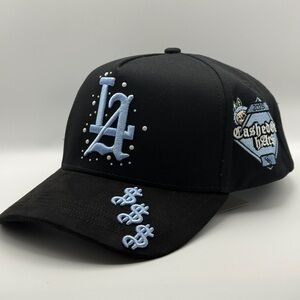 (Sold) CashedOut Hats Labubu LA Blue Hat Limited Drop Streetwear Snapback